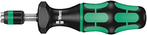 Wera 7446 Kraftform einstellbare Drehmomentschraubendreher mit Rapidaptor Schnellwechselfutter, 1/4 Zoll, 11,0 - 29,0 in. lbs. von Wera