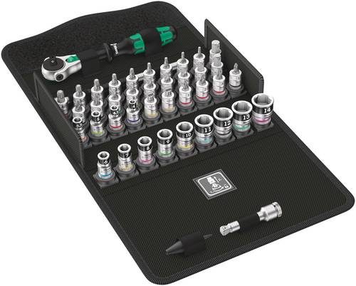 Wera 8100 SA All-in Zyklop Speed Steckschlüsselsatz metrisch 1/4  (6.3 mm) 42teilig 05003755001 von Wera