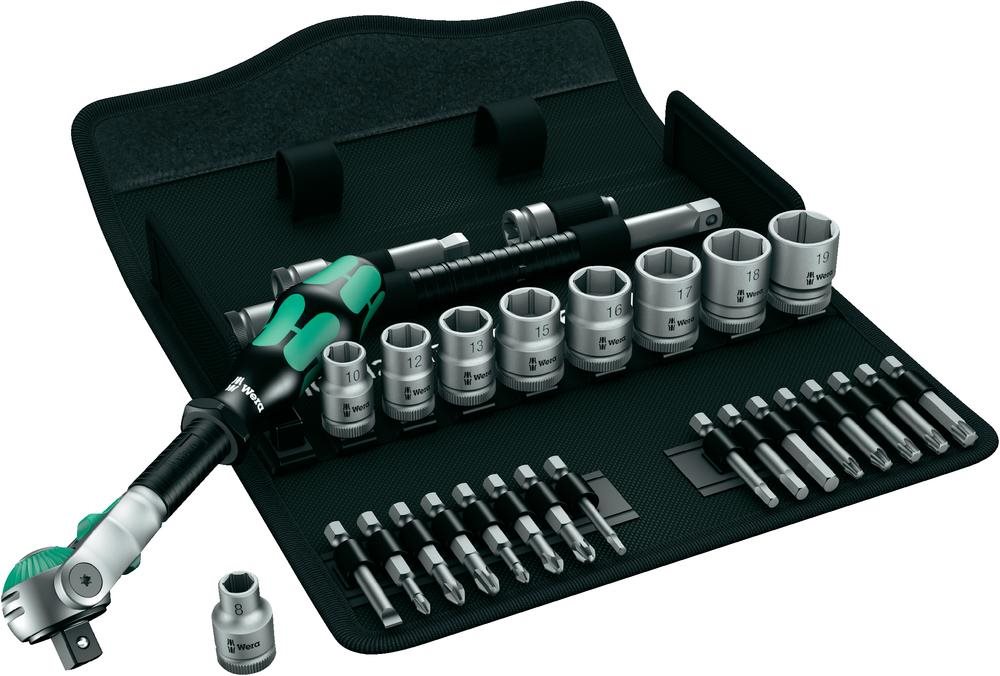 Wera 8100 SB 6 Zyklop Speed Steckschlüsselsatz 3/8 (10 mm) 05004046001 (05004046001) von Wera