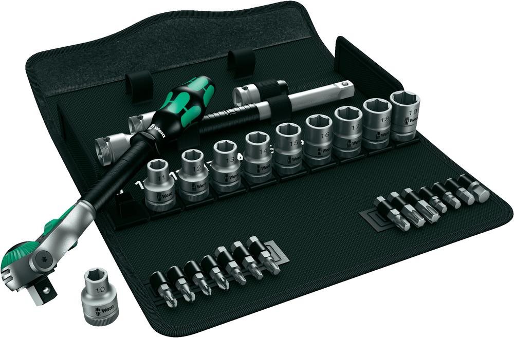 Wera 8100 SC 6 Zyklop Speed Steckschlüsselsatz 1/2 (12.5 mm) 05004076001 (05004076001) von Wera