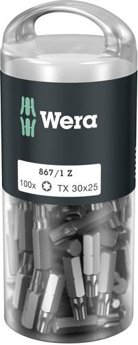 Wera 867/1 Z TORX® DIY 100 SiS 867/1 Z (100xTX30/25) DIY Box TORX-Bits Torx-Bit T 30 Werkzeugstahl von Wera
