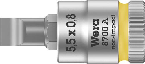 Wera 8700A FL 05003320001 Schlitz Steckschlüssel-Bit-Einsatz 5.5mm 1/4  (6.3 mm) von Wera