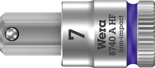 Wera 8740A 05003341001 Innen-Sechskant Steckschlüssel-Bit-Einsatz 7mm 1/4  (6.3 mm) von Wera