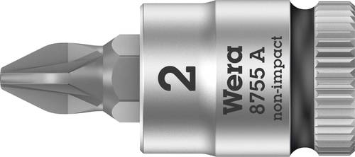Wera 8755A 05003354001 Kreuzschlitz Pozidriv Steckschlüssel-Bit-Einsatz PZ 2 1/4  (6.3 mm) von Wera