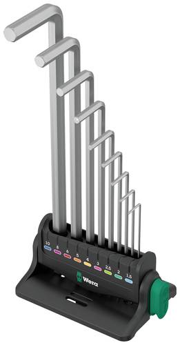 Wera 950/9 Hex-Plus 8 Innen-Sechskant Winkelschraubendreher-Set 9teilig Wera 950/9 Hex-Plus 8 Innen-Sechskant Winkelschraubendreher-Set 9teilig von Wera