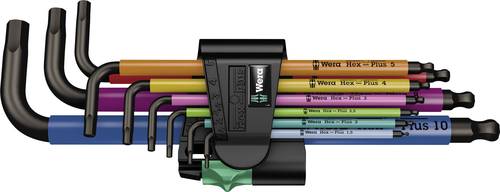 Wera 950 SPKL Innen-Sechskant Winkelschraubendreher-Set 9teilig Wera 950 SPKL Innen-Sechskant Winkelschraubendreher-Set 9teilig von Wera