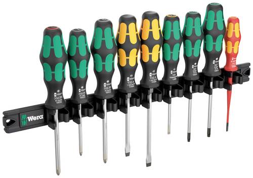 Wera 9650 Magnetleiste Kraftform Schraubendreher-Satz Werkstatt Schraubendreher-Set 9teilig Kreuzsch Wera 9650 Magnetleiste Kraftform Schraubendreher-Satz Werkstatt Schraubendreher-Set 9teilig Kreuzsch von Wera