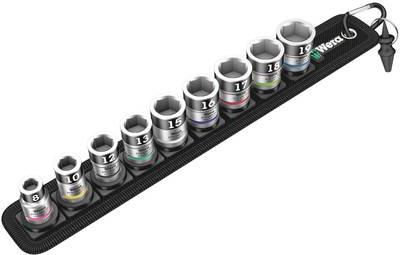 Wera Außen-Sechskant Steckschlüsseleinsatz-Set 10teilig 3/8 (10 mm) Belt B 1 Zyklop 05003970001 (05003970001) von Wera