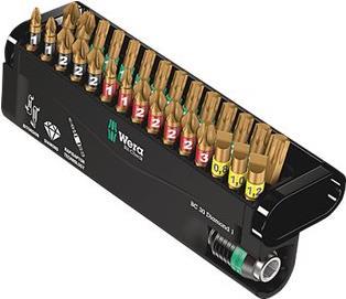 Wera Bit-Check 30 Diamond 1 - Schraubenziehersatz - 30 Stücke - torx, phillips, pozidriv, slot (05057431001) von Wera