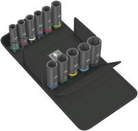 Wera Impaktor Deep Set 1 05004841001 Außen-Sechskant Steckschlüsseleinsatz-Set 11teilig 1/2 (05004841001) von Wera