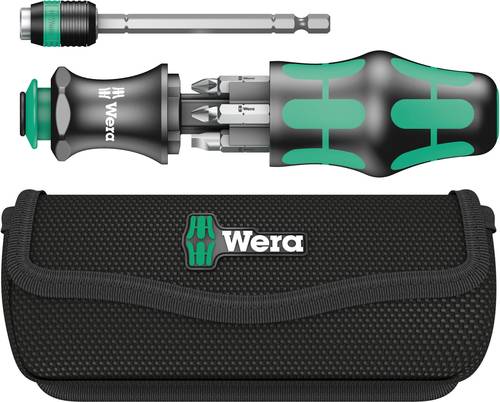 Wera KK 20 Werkstatt Magazin-Schraubendreher 1/4  (6.3 mm) DIN 3126, DIN ISO 1173 von Wera