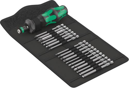 Wera Kompakt Turbo Imperial 1 05057483001 Bit-Set 19teilig 1/4  (6.3 mm) inkl. Bithalter-Schrauben von Wera