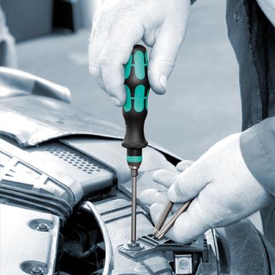 Wera Kraftform Kompakt 60 RA - Knarrenschraubendreher mit Bit-Satz - 17 Stücke - in bag (05051040001) von Wera