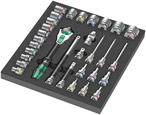 Wera Schaumstoffeinlage für Werkstattwagen, 9722, 8000 C, Zyklop Knarre 1/2" Set 1 Wera Schaumstoffeinlage für Werkstattwagen, 9722, 8000 C, Zyklop Knarre 1/2" Set 1 von Wera