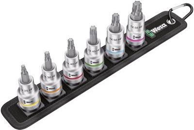 Wera Zyklop Belt C 3 TORX HF - Impact socket bit set - 6 Stücke - 1/2 - torx - TX25, TX30, TX40, TX45, TX50, TX55 - Länge: 60 mm (05003997001) von Wera