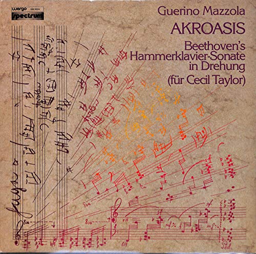 Guerino Mazzola: Akroasis, Beethoven´s Hammerklavier-Sonat in Drehung - SM1024 - Vinyl LP von Wergo