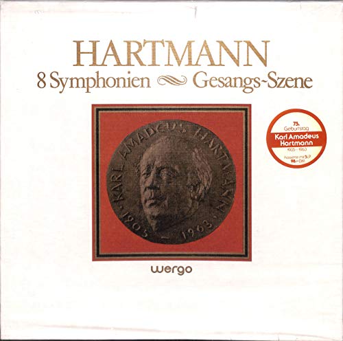 Karl Amadeus Hartmann: 8 Symphonien; Gesangs-Szene - 60086 - Vinyl Box von Wergo