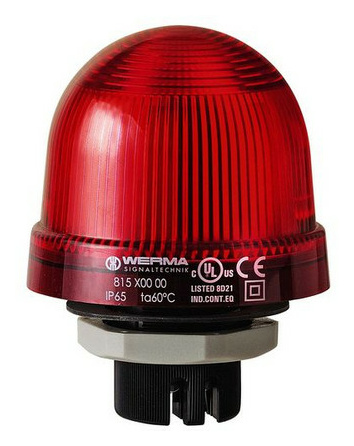 Werma 81510000 DAUERLEUCHTE EM 12-240VAC/DC RD von Werma