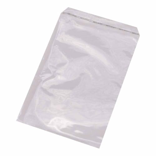 Flachbeutel PP transparent hochglänzend für DIN C4 225 x 310 + 40 mm 40 my, 1000 Stück von Wertpack