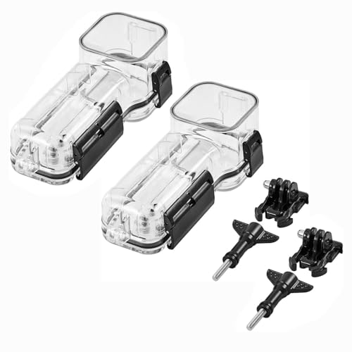 Werwing 60m wasserdichte Hülle für Pocket 3 mit gehärtetem Glas, stoßfestes Tauchgehäuse zum Schnorcheln, Surfen, Tauchen - Full Touch Control, HD-Schutz (2 Pack) von Werwing