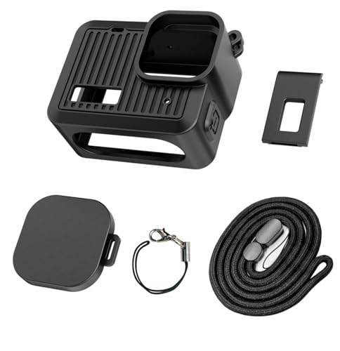 Werwing HD-Schutzhülle aus gehärtetem Glas und Silikon für GoPro Hero Mini, kratzfester Objektivschutz (1 gehärtete Folie) von Werwing