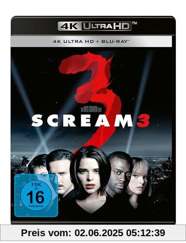 Scream 3 [4K Ultra HD] [+ Blu-ray] von Wes Craven