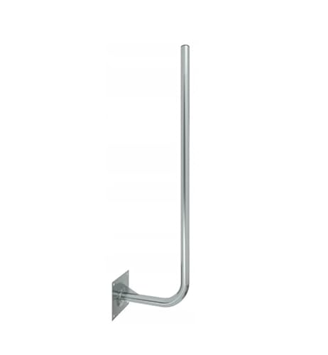 Wessper 30cm x 100 cm Balkon-Ausleger Stahl Geländer Balkon-Halterung für Satelliten-Schüssel SAT-Antenne Wand-Halter von Wessper