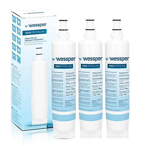 Wessper Wasserfilter Ersatz für Whirlpool Kühlschrank 4396508, Maytag, KitchenAid, SBS002, SBS003, S20BRS, 481281729632, 461950271171, 481281728986 von Wessper