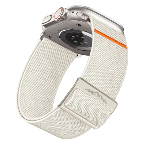 WestEagle Solo Loop Armband Kompatibel mit Apple Watch Armband 49mm 46mm 45mm 44mm 42mm, Verstellbares Nylon Sport Elastisches Armband für iWatch SE Series 10/9/8/7/6/5/4/3/2/1/Ultra, Polarstern WestEagle Solo Loop Armband Kompatibel mit Apple Watch Armband 49mm 46mm 45mm 44mm 42mm, Verstellbares Nylon Sport Elastisches Armband für iWatch SE Series 10/9/8/7/6/5/4/3/2/1/Ultra, Polarstern von WestEagle