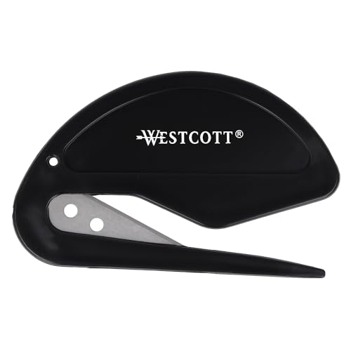 Westcott Brieföffner mit Sicherheitsgriff | Extrascharfer Brieföffner mit Klinge aus rostfreiem Edelstahl | ergonomischer Sicherheitsgriff | öffnet Briefe leicht und sauber | E-29699 00 Westcott Brieföffner mit Sicherheitsgriff | Extrascharfer Brieföffner mit Klinge aus rostfreiem Edelstahl | ergonomischer Sicherheitsgriff | öffnet Briefe leicht und sauber | E-29699 00 von Westcott