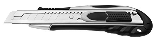 Westcott E-84031 00 Duo Sicherheits-Cutter, Safety, Klinge mit automatischem Klingenrückzug und Rasterautomatik, 18 mm von Westcott