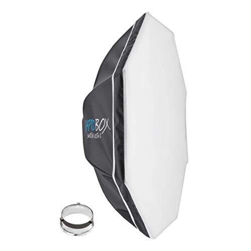 Westcott Rapid Box Switch Octa-S mit FJ400/Bowens-Einsatz – tragbares Fotostudio und On-Location Octabox Softbox Bundle von Westcott