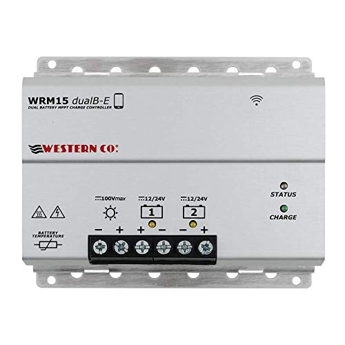 Western CO. WRM15 DUALB-E Dual BATTERY MPPT 15A mit iOS- und Android-App für Smartphone, ideal für Boote und Freizeitfahrzeuge Western CO. WRM15 DUALB-E Dual BATTERY MPPT 15A mit iOS- und Android-App für Smartphone, ideal für Boote und Freizeitfahrzeuge von Western CO.