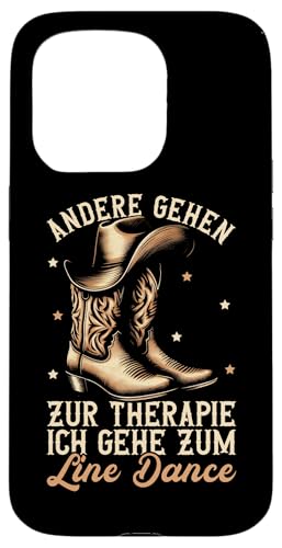 Andere Gehen Zur Therapie Ich Gehe Zum Line Dance Cowboyhut Hülle für iPhone 15 Pro von Western Country Line Dance Country Musik Liebhaber