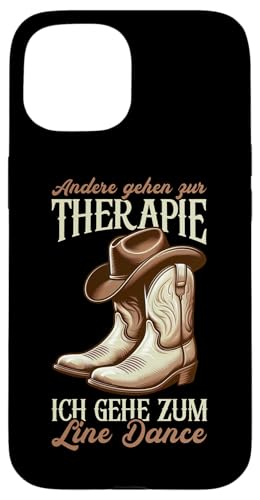 Andere Gehen Zur Therapie Ich Gehe Zum Line Dance Cowboyhut Hülle für iPhone 15 von Western Country Line Dance Country Musik Liebhaber