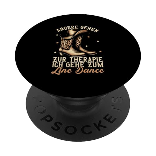 Andere Gehen Zur Therapie Ich Gehe Zum Line Dance Cowboyhut PopSockets Klebender PopGrip Andere Gehen Zur Therapie Ich Gehe Zum Line Dance Cowboyhut PopSockets Klebender PopGrip von Western Country Line Dance Country Musik Liebhaber