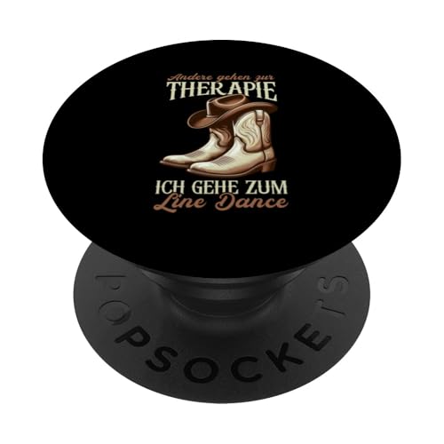 Andere Gehen Zur Therapie Ich Gehe Zum Line Dance Cowboyhut PopSockets Klebender PopGrip Andere Gehen Zur Therapie Ich Gehe Zum Line Dance Cowboyhut PopSockets Klebender PopGrip von Western Country Line Dance Country Musik Liebhaber
