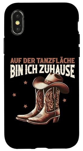 Auf Der Tanzfläche Bin Ich Zuhause Cowboyhut Tänzerinnen Hülle für iPhone X/XS Auf Der Tanzfläche Bin Ich Zuhause Cowboyhut Tänzerinnen Hülle für iPhone X/XS von Western Country Line Dance Country Musik Liebhaber