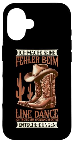 Ich Mache Keine Fehler Beim Line Dance Cowboyhut Country Hülle für iPhone 16 Ich Mache Keine Fehler Beim Line Dance Cowboyhut Country Hülle für iPhone 16 von Western Country Line Dance Country Musik Liebhaber