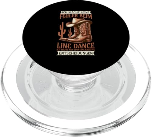 Ich Mache Keine Fehler Beim Line Dance Cowboyhut Country PopSockets PopGrip für MagSafe von Western Country Line Dance Country Musik Liebhaber