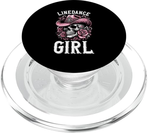 Line Dance Girl Cowgirl Cowboyhut Line Dancer Country Musik PopSockets PopGrip für MagSafe Line Dance Girl Cowgirl Cowboyhut Line Dancer Country Musik PopSockets PopGrip für MagSafe von Western Country Line Dance Country Musik Liebhaber