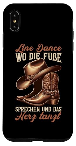 Line Dance Wo Die Füße Sprechen Und Das Herz Tanzt Country Hülle für iPhone XS Max Line Dance Wo Die Füße Sprechen Und Das Herz Tanzt Country Hülle für iPhone XS Max von Western Country Line Dance Country Musik Liebhaber