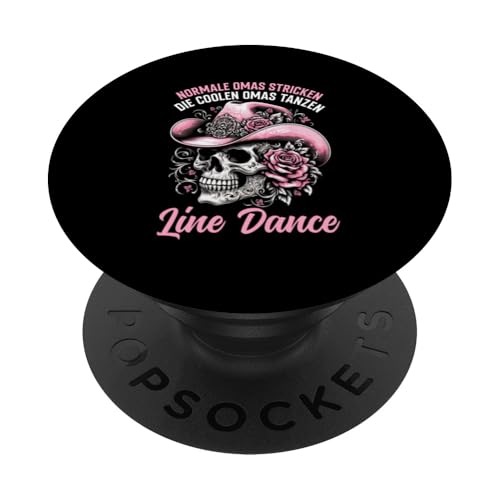 Line Dancing Cowgirl Cowboyhut Tänzerinnen Country Musik PopSockets Klebender PopGrip von Western Country Line Dance Country Musik Liebhaber