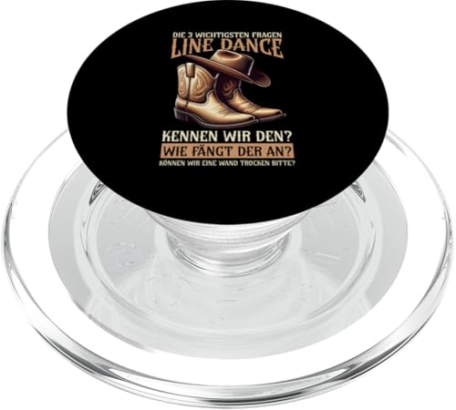 Line Dancing Cowgirl Cowboyhut Tänzerinnen Country Musik PopSockets PopGrip für MagSafe Line Dancing Cowgirl Cowboyhut Tänzerinnen Country Musik PopSockets PopGrip für MagSafe von Western Country Line Dance Country Musik Liebhaber
