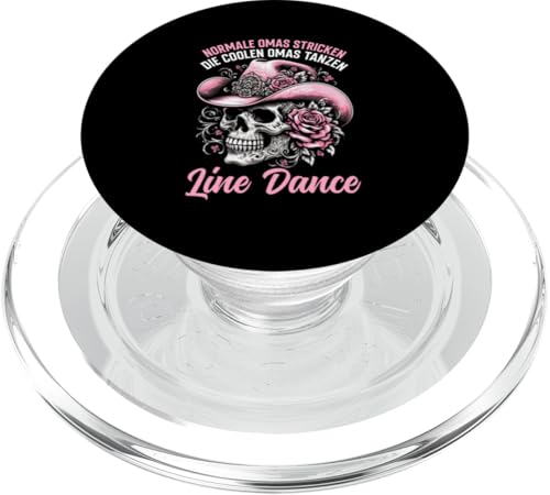 Line Dancing Cowgirl Cowboyhut Tänzerinnen Country Musik PopSockets PopGrip für MagSafe von Western Country Line Dance Country Musik Liebhaber