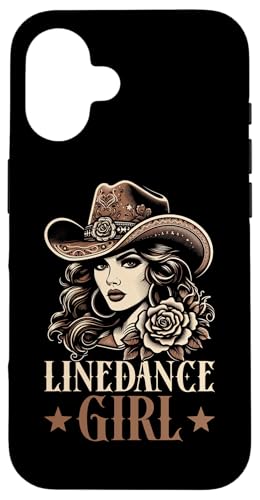 Linedance Girl Cowboyhut Tänzerinnen Cowgirl Country Musik Hülle für iPhone 16 von Western Country Line Dance Country Musik Liebhaber
