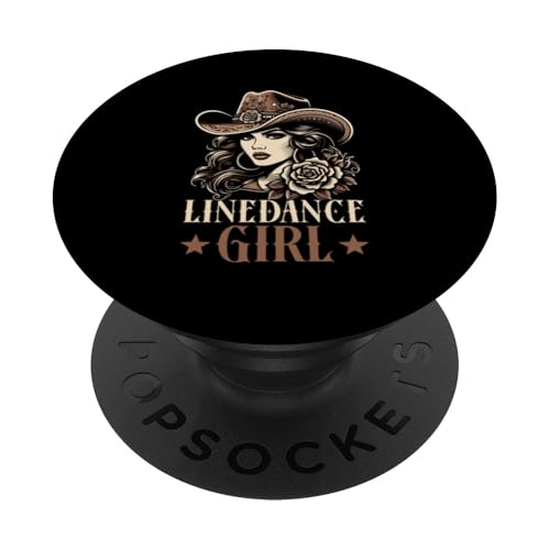Linedance Girl Cowboyhut Tänzerinnen Cowgirl Country Musik PopSockets Klebender PopGrip Linedance Girl Cowboyhut Tänzerinnen Cowgirl Country Musik PopSockets Klebender PopGrip von Western Country Line Dance Country Musik Liebhaber