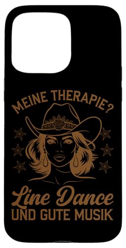 Meine Therapie Line Dance Und Gute Musik Cowboyhut Cowgirl Hülle für iPhone 15 Pro Max Meine Therapie Line Dance Und Gute Musik Cowboyhut Cowgirl Hülle für iPhone 15 Pro Max von Western Country Line Dance Country Musik Liebhaber