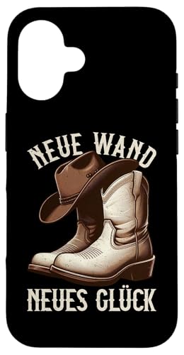 Neue Wand Neues Glück Line Dance Cowboy Line Dancer Stiefel Hülle für iPhone 16 Neue Wand Neues Glück Line Dance Cowboy Line Dancer Stiefel Hülle für iPhone 16 von Western Country Line Dance Country Musik Liebhaber