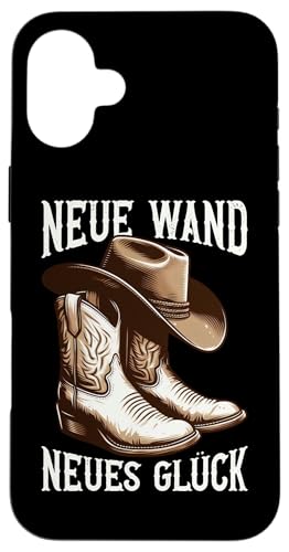 Neue Wand Neues Glück Line Dancing Country Musik Western Hülle für iPhone 16 Plus von Western Country Line Dance Country Musik Liebhaber